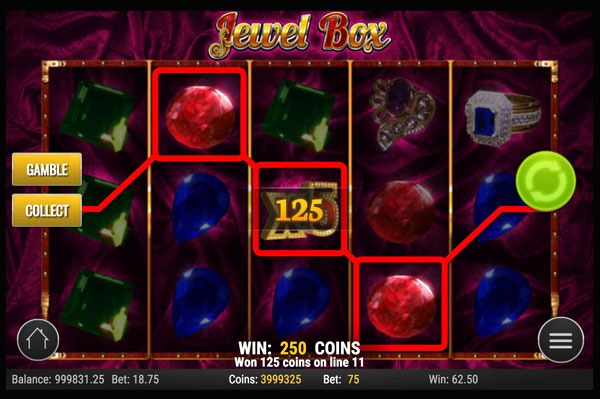 Jewel Box Machine à Sous Gratuit (15 Lignes) Play`n GO